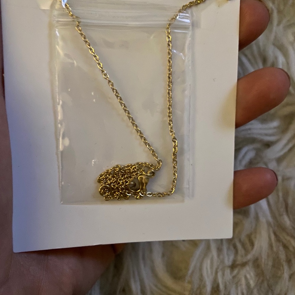 Savvy Cie 14K Gold Plated Initial Pendant - Picture 2 of 2